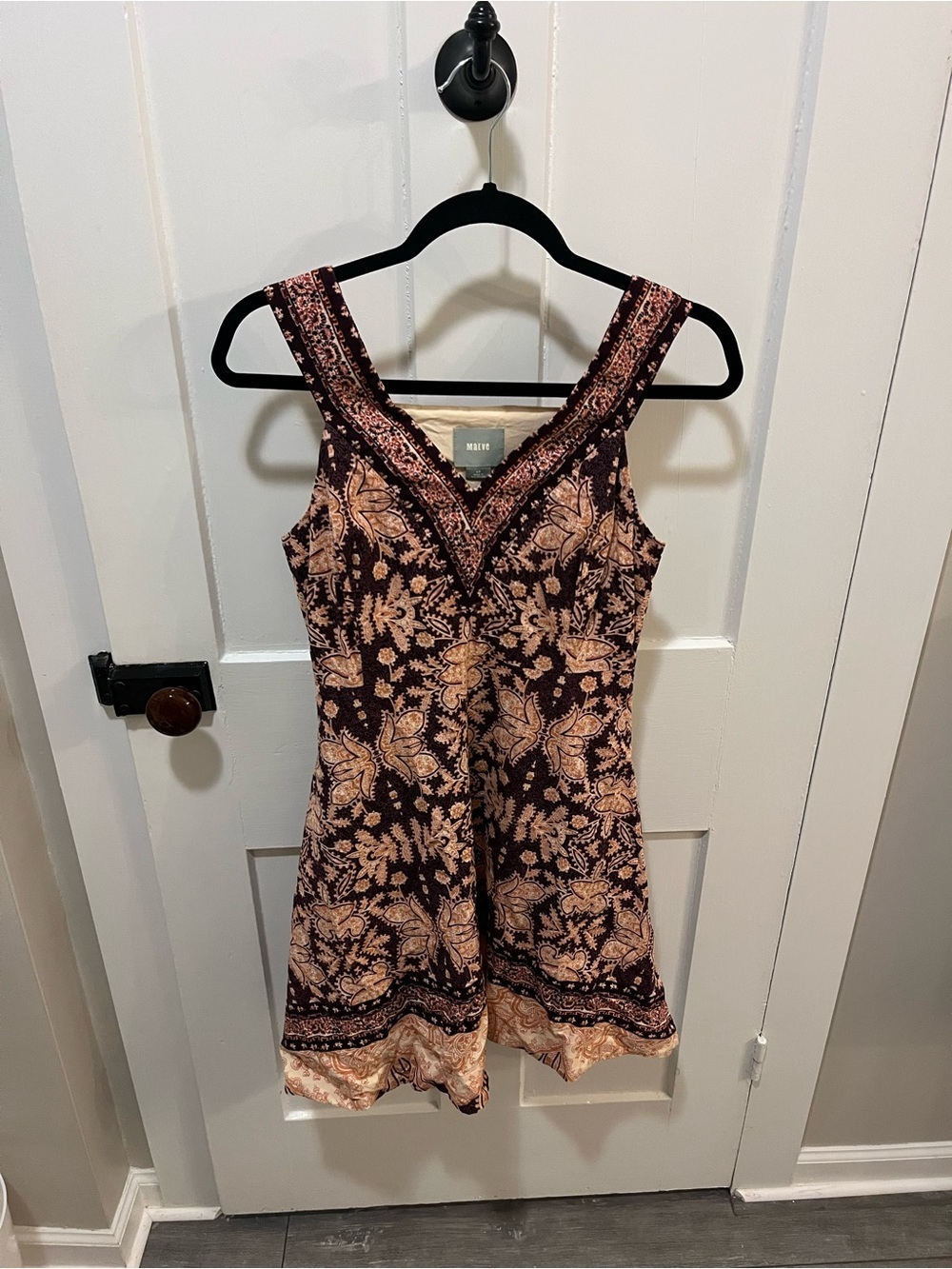 Anthropologie Maeve Cour Royal Corduroy Dress 4P